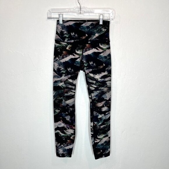 Lululemon Wunder Under High-Rise Tight 25" Glacier Camo Starlight Multi size 4 - Picture 4 of 9